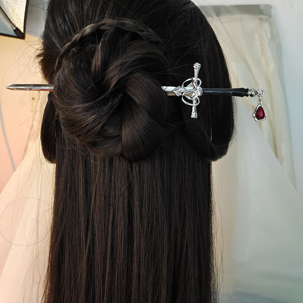 Vintage Tech Accessories - Chinese Sword Shaped Hair Stick Vintage