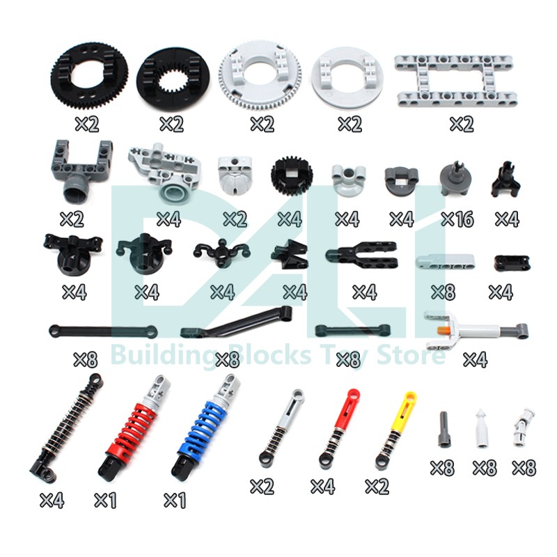 148Pcs MOC Technical Parts Gea - Tech Gear Accessories 评论和价格