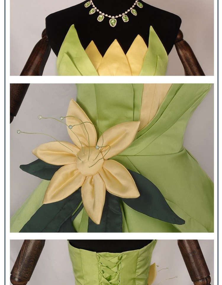 Princess Tiana Dress Cosplay C - Tech Accessories For Women 评论和价格