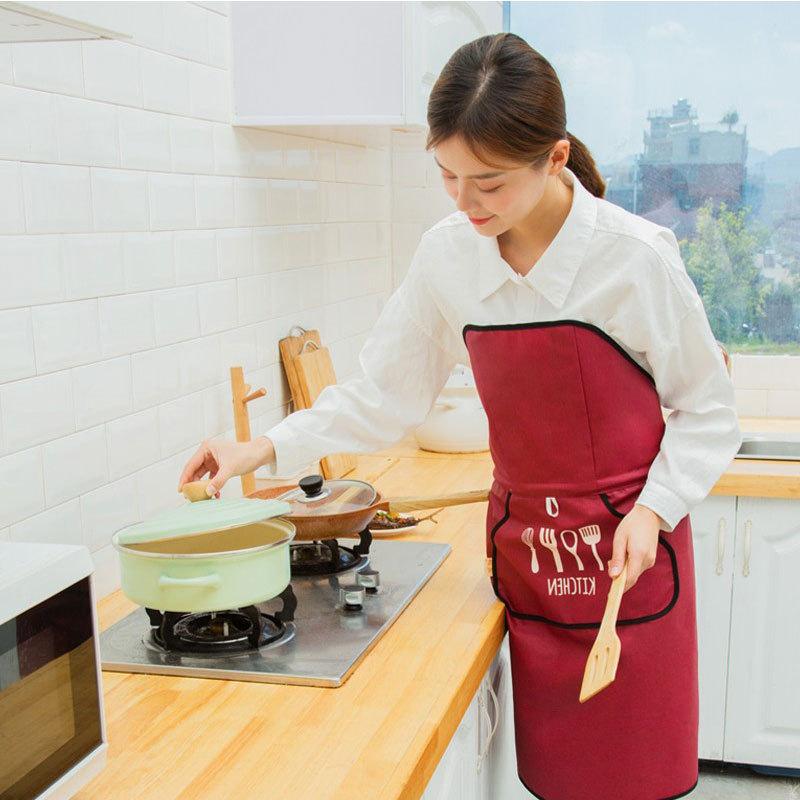 Korean Style Auto No-Tie Apron - Tech Accessories Cheap 评论和价格