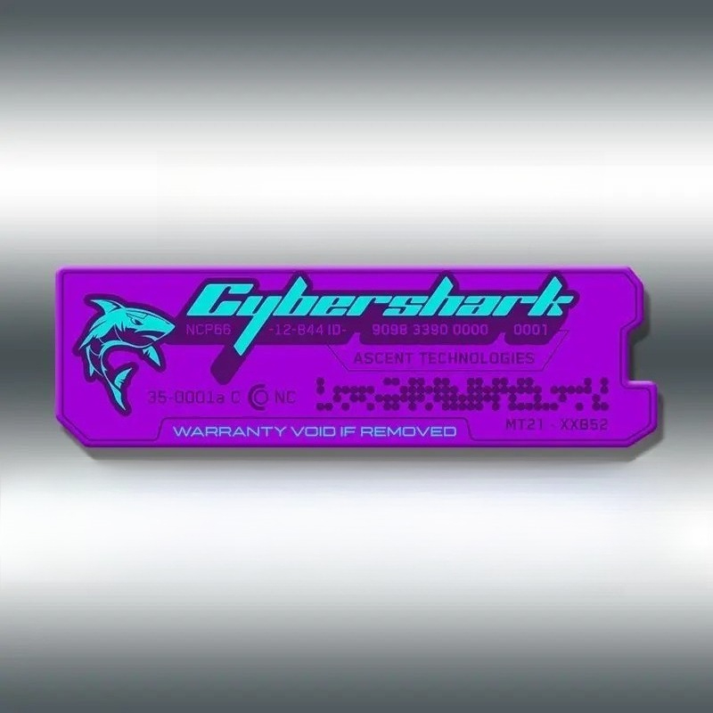 1PC Cyberpunk Tech Label Graph - Tech Gear Accessories 评论和价格