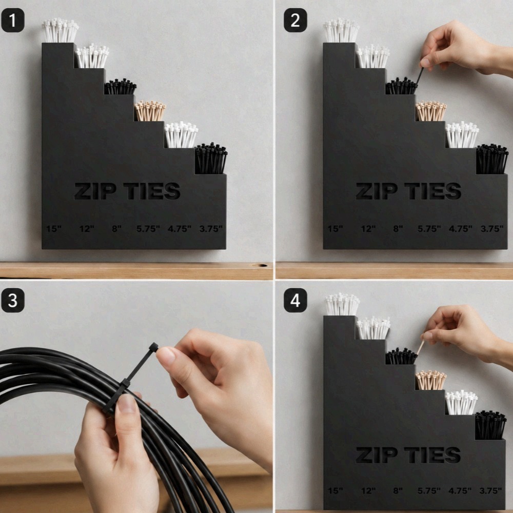 1 Wall-Mounted Tool Holder, Ca - Tech Accessories Holder 评论和价格