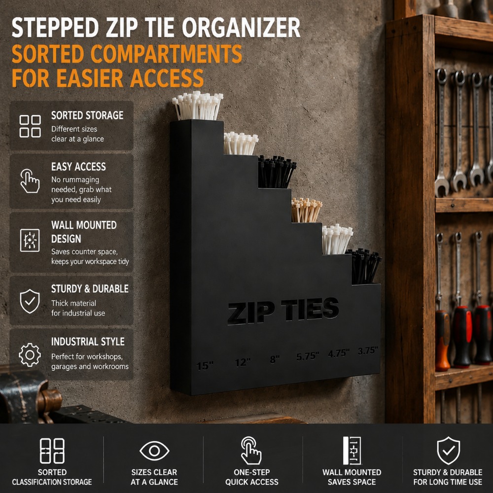 1 Wall-Mounted Tool Holder, Ca - Tech Accessories Holder 评论和价格