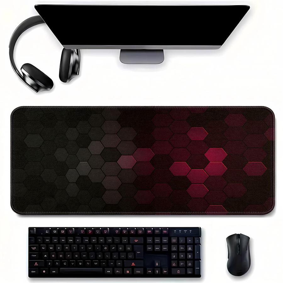Red Honeycomb Tech Mouse Pad o - Tech Accessories For Laptop 评论和价格