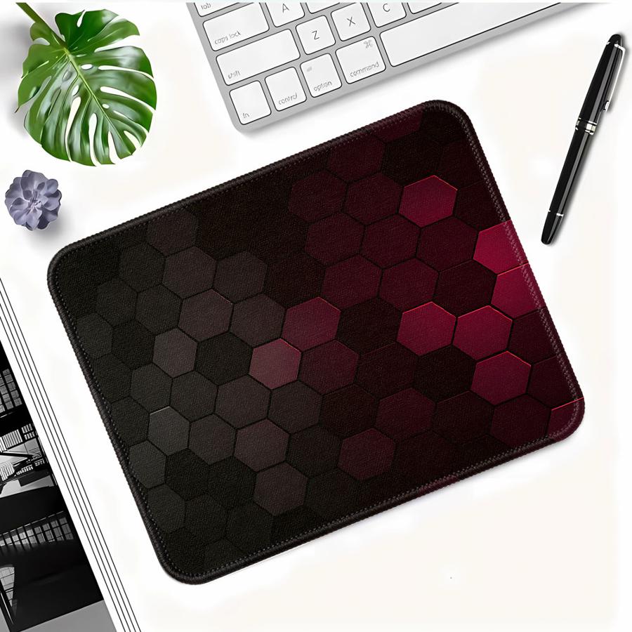 Red Honeycomb Tech Mouse Pad o - Tech Accessories For Laptop 评论和价格