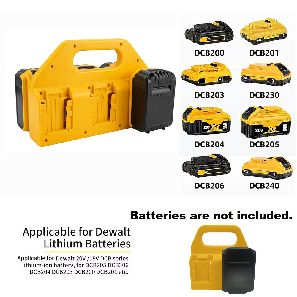 For Dewalt 18V Battery Storage - Tech Accessories Holder 评论和价格