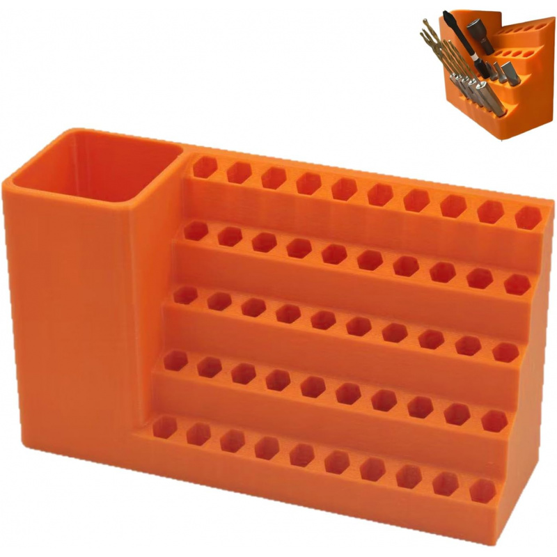 50-Hole Hex Screwdriver Bit St - Tech Accessories Holder 评论和价格