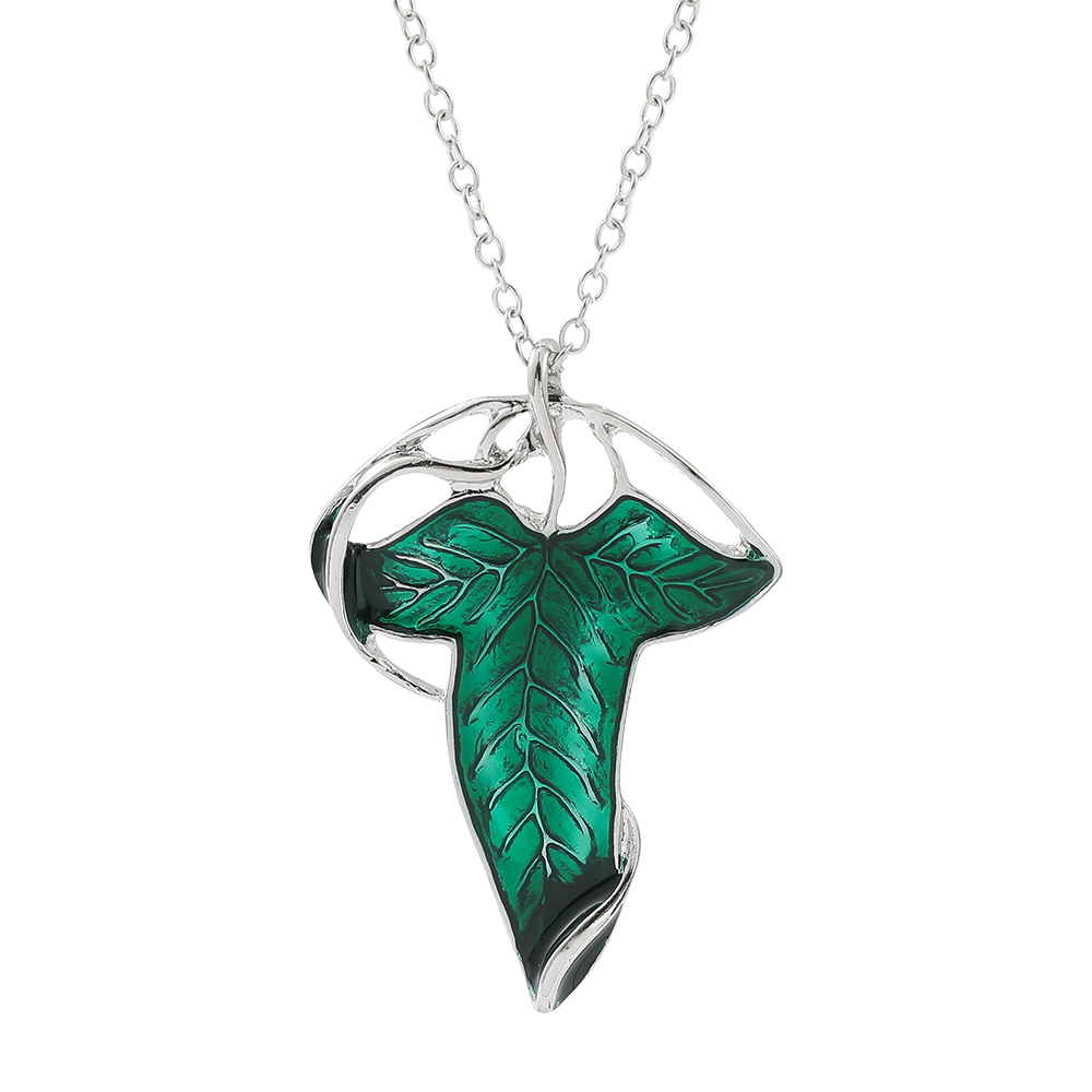 Vintage Green Leaf Pendant Nec - Vintage Tech Accessories 评论和价格
