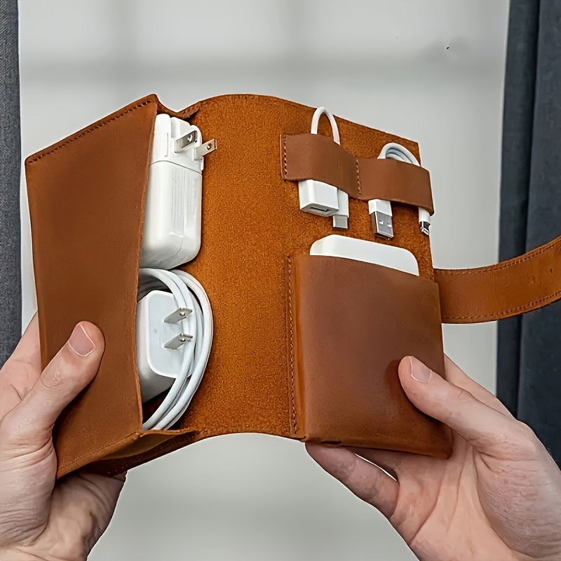 1pc PU Leather Multi-Compartme - Tech Accessories For Laptop 评论和价格