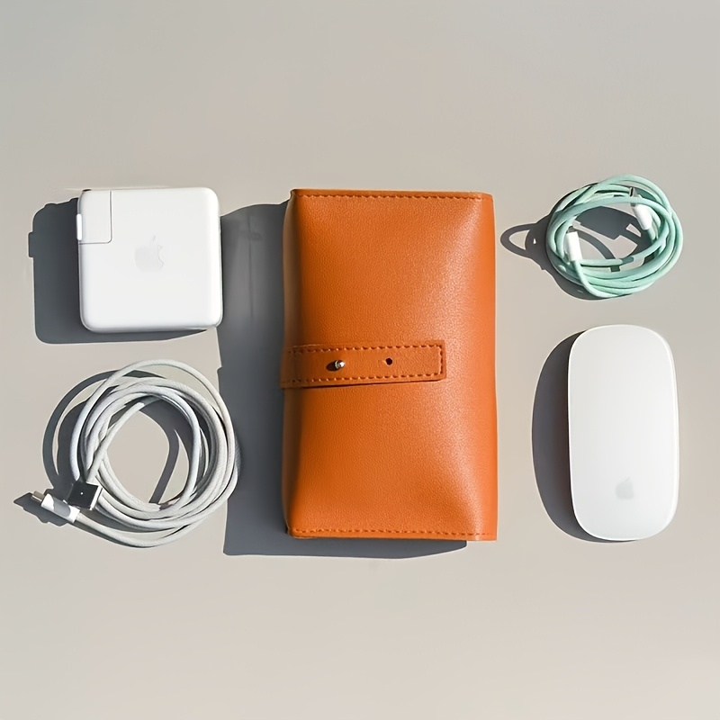 1pc PU Leather Multi-Compartme - Tech Accessories For Laptop 评论和价格