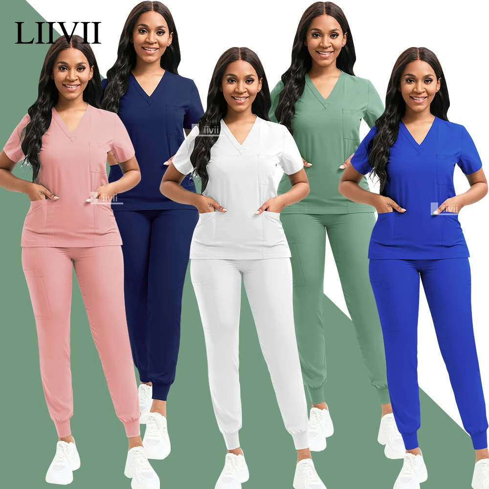 Medical Nurse Uniform 2Piece W - Vet Tech Accessories 评论和价格