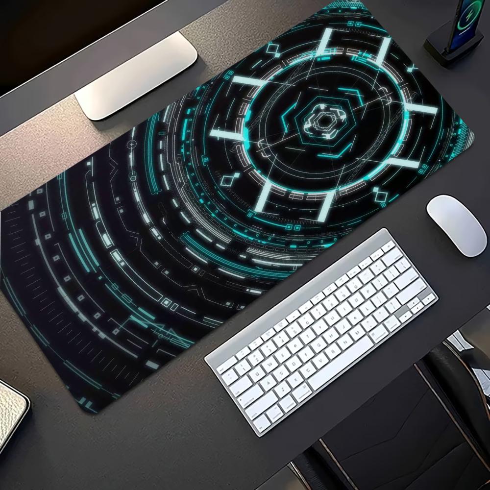 Blue Tech Circuit Cyber Patter - Tech Accessories For Laptop 评论和价格