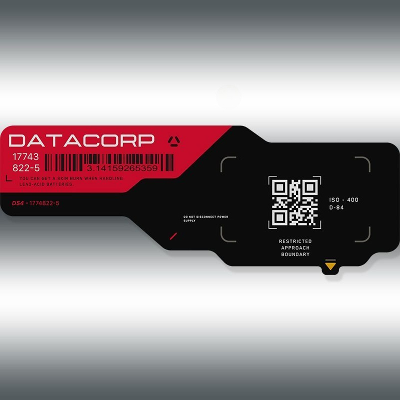Cyberpunk Tech QR Code Vinyl S - Tech Accessories For Laptop 评论和价格