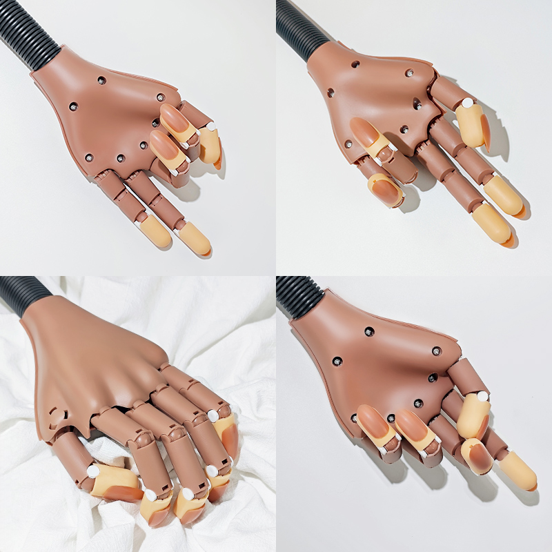 Nail Fake Practice Hand Movabl - Tech Accessories Holder 评论和价格