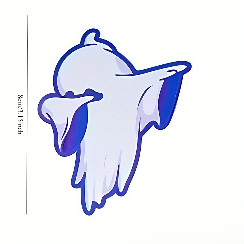 2pcs Dabbing Ghost Vinyl Stick - Tech Gear Accessories 评论和价格