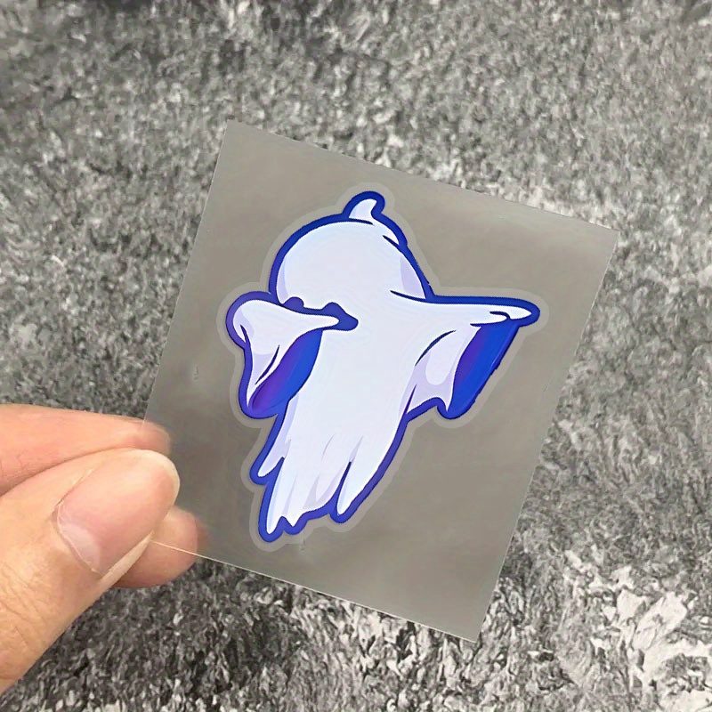 2pcs Dabbing Ghost Vinyl Stick - Tech Gear Accessories 评论和价格
