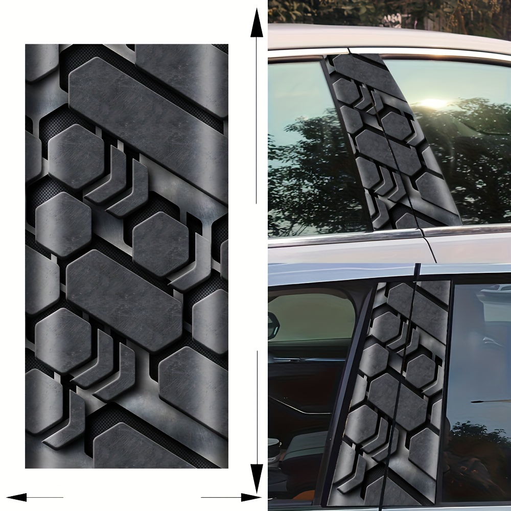 2-Piece Metal Tech Pattern Car - Tech Accessories For Laptop 评论和价格