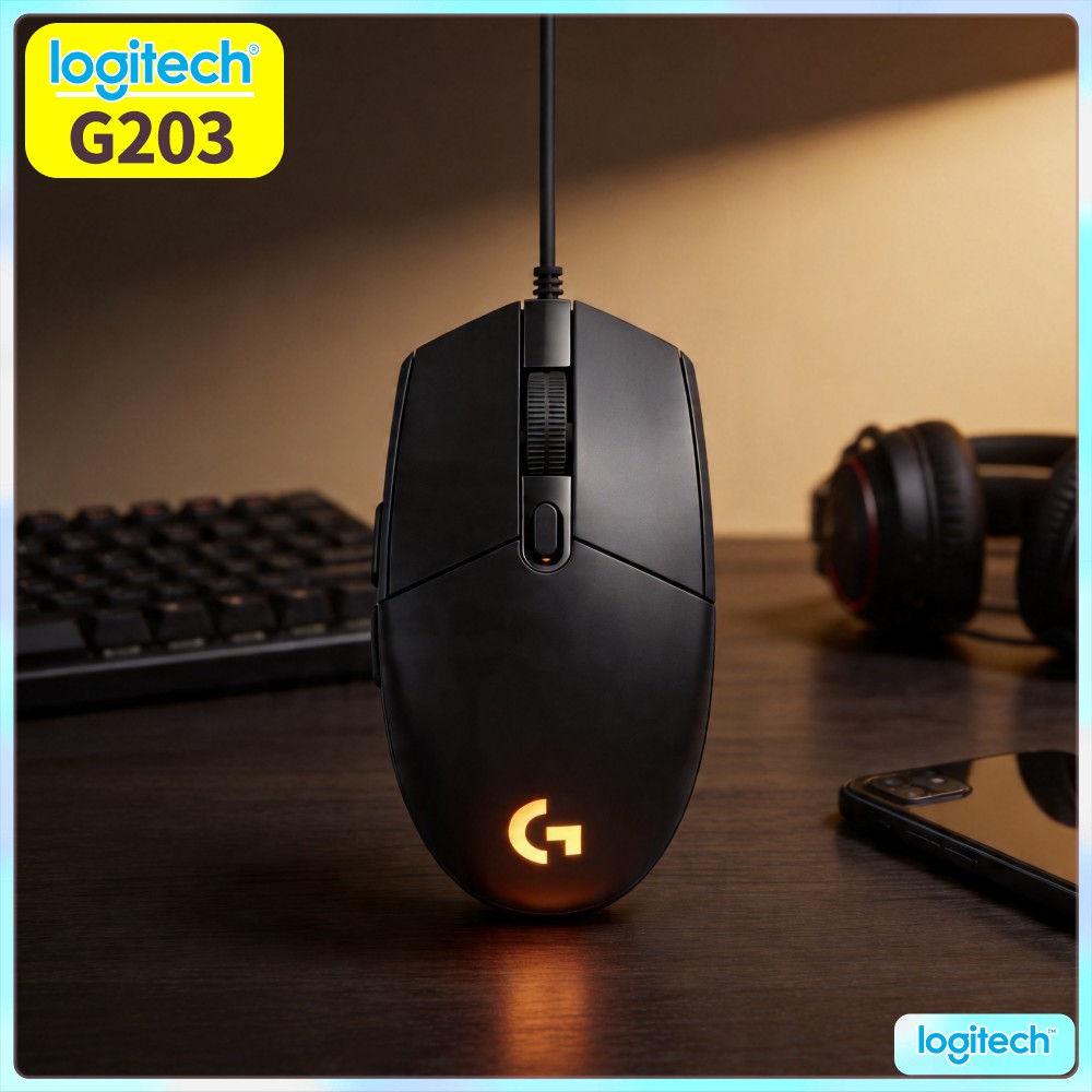 Logitech G203 Wired Gaming Mou - Logitech Mouse G203 评论和价格