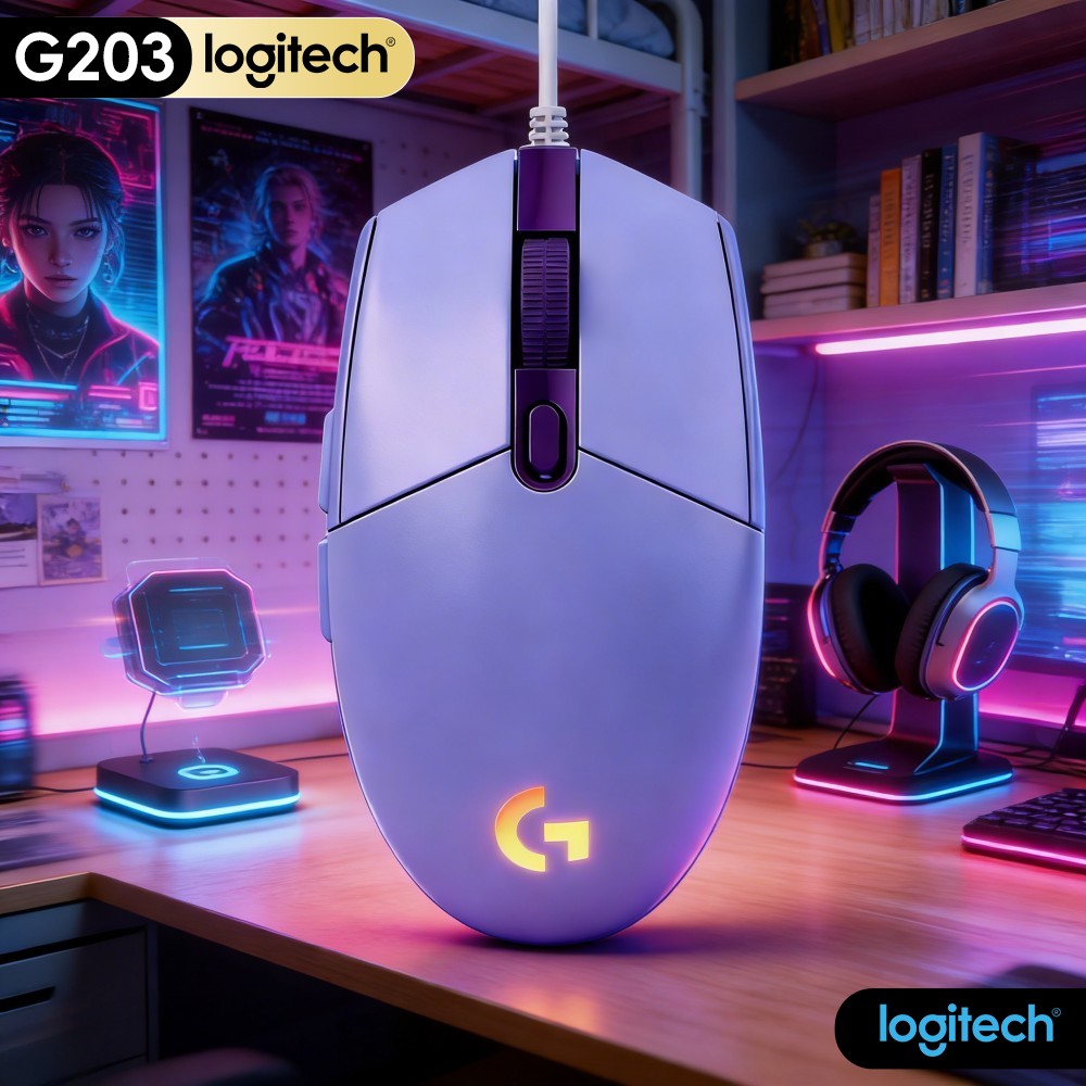 Logitech G203 Wired Gaming Mou - Logitech Mouse G203 评论和价格
